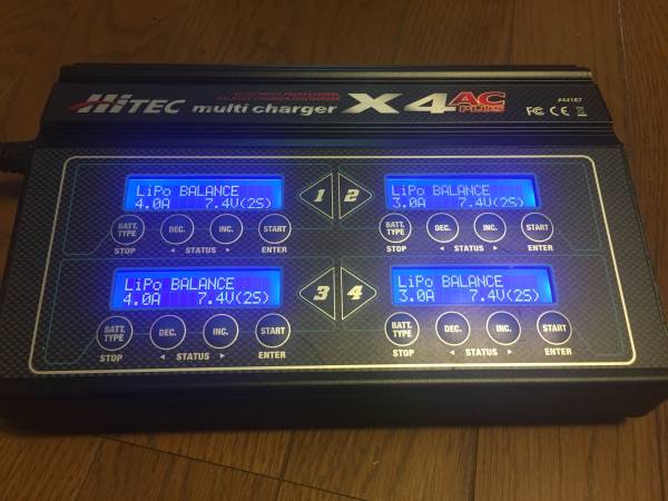 Hitec ハイテック マルチチャージャー X4 AC PLUS 中古！ X4 AC PLUS