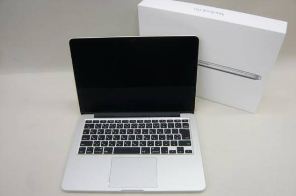 中古美品】MacBook Pro Retina 13.3/2.7GHz MF840J/A MacBook Pro