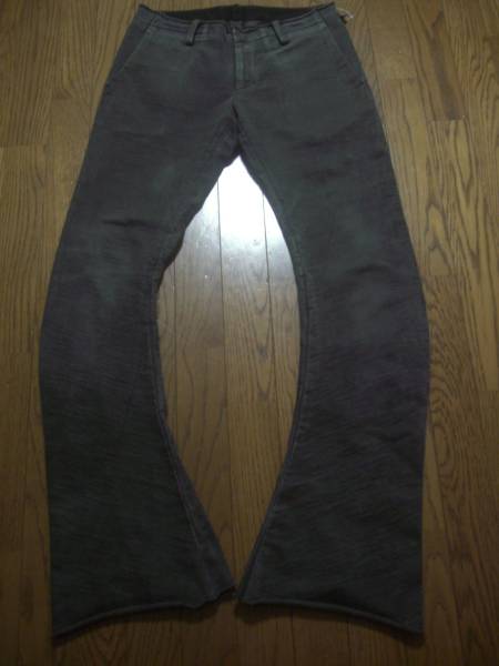 wjk 顔料染め スウェット素材 バナナパンツ サイズS