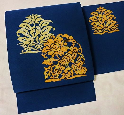 きものふじかわ★極上　手織り　爪織本綴れ　正倉院名物裂