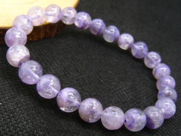 0819a800然石★【10A氷種チャロアイト】★ブレス8-8.2mm