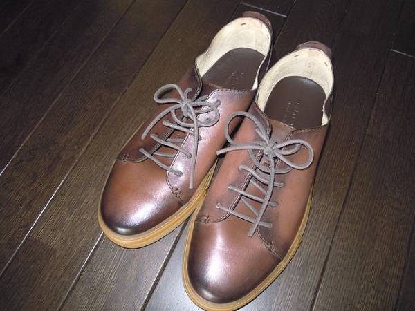 GUCCI/グッチレザースニーカー/ブラウン42size