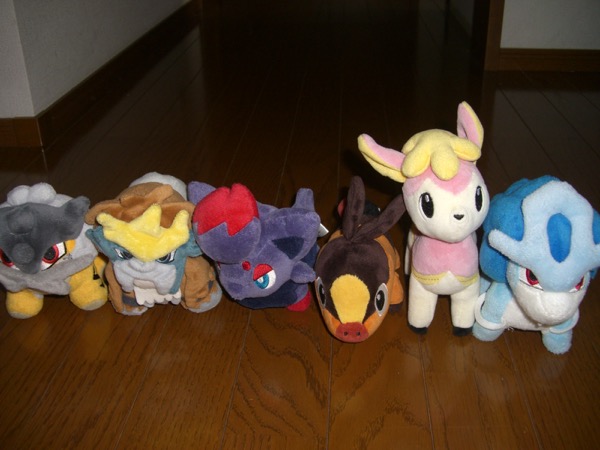 ポケモンセンターぬいぐるみセット 2010年に購入したぬいぐるみ