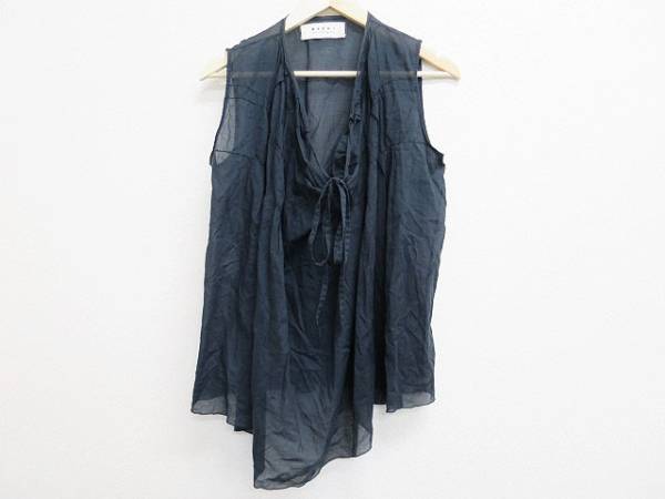 マルニ MARNI ノースリーブシースルーチュニック 40 na1608a