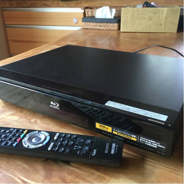 ソニーブルーレイレコーダー BDZ-T55 09製 ジャンク ジャンクSONY