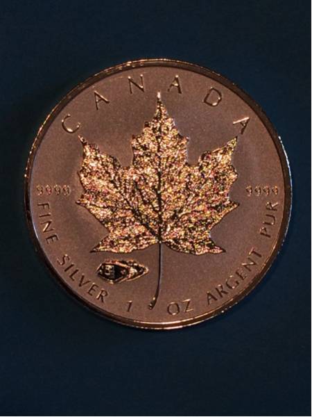 2016 カナダ 5ドル メイプル リーフ 銀貨 1oz 戦車 カナダ5ドル銀貨