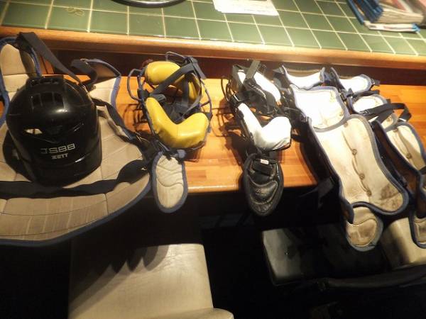軟式用 キャッチャー防具一式中古JSBB ZETT 野球 キャッチャー防具