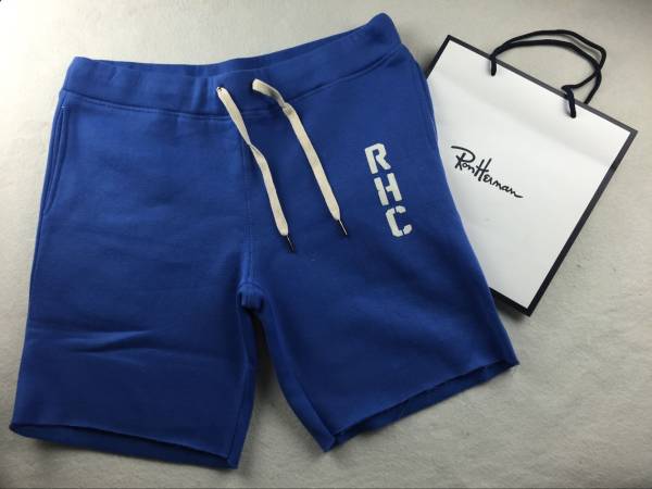 RHC Ron Herman スウェットショートパンツ ブルー ロンハーマンRon Herman スウェットショートパンツブルー 2016SS 男性