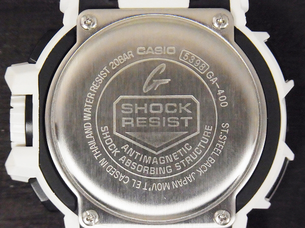 G-SHOCK/G-ショック ハイパーカラーズ ホワイト/GA-400-7AJF G-SHOCK/G-ショック ハイパーカラーズ ホワイト/GA-400-7AJF