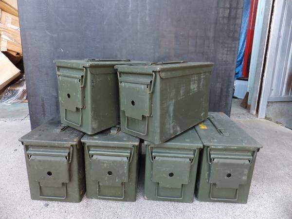 米軍放出品】アンモボックス ミリタリー 弾薬箱C 6個SH6AT 米軍放出