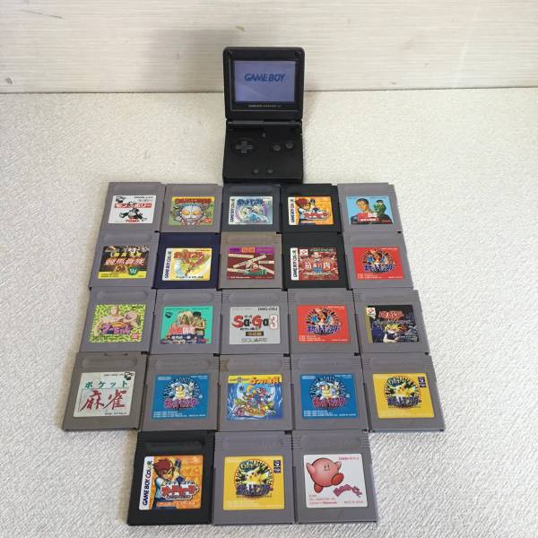 GAME BOY ADVANCE+ゲームカセット23個セット