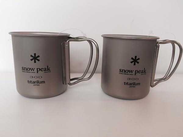新品 未使用 スノーピーク チタンシングルマグ 2個セット 300ml