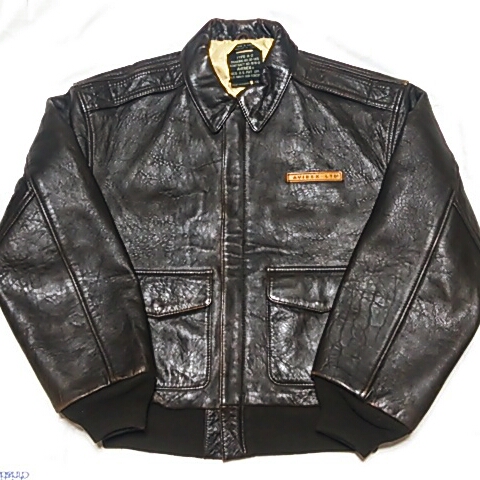 希少 XS AVIREX アヴィレックス A-2 フライトジャケット 羊革