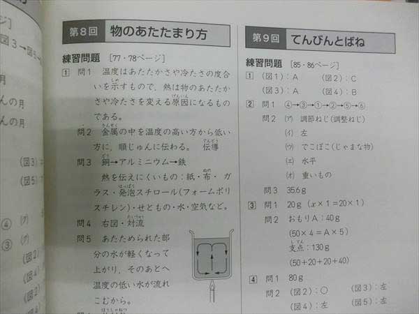 GY16-016 四谷大塚 小5理科 テキスト/サブノート/演習問題集10冊