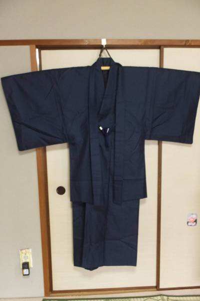 ★紳士★正絹アンサンブル★羽織紐つき★身長167㎝前後の方に