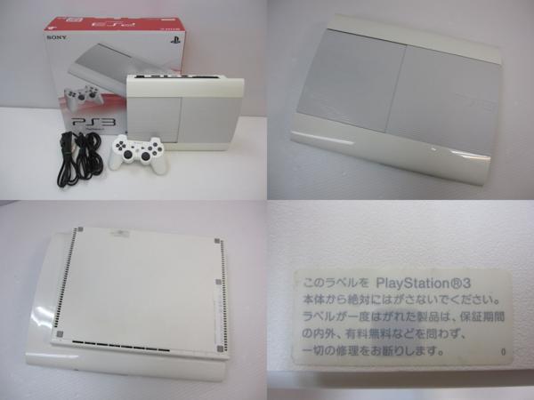 029-058☆PS3 250GB CECH-4000B LW Classic White ※中古 Sony 【公式通販】
