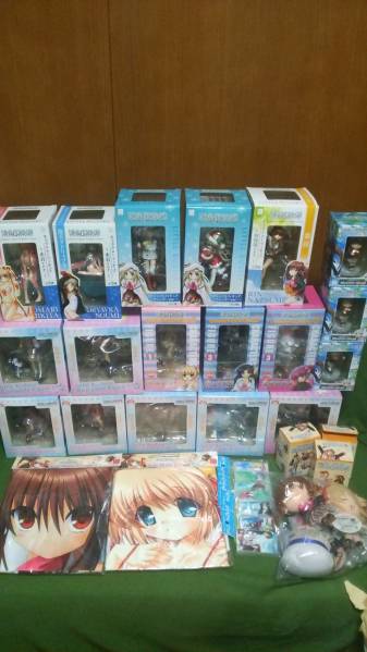 リトルバスターズ抱き枕カード大量コンプリートフィギュアカード