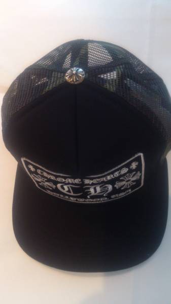 クロムハーツ NEW トラッカーキャップ ブラック/カモフラージュ