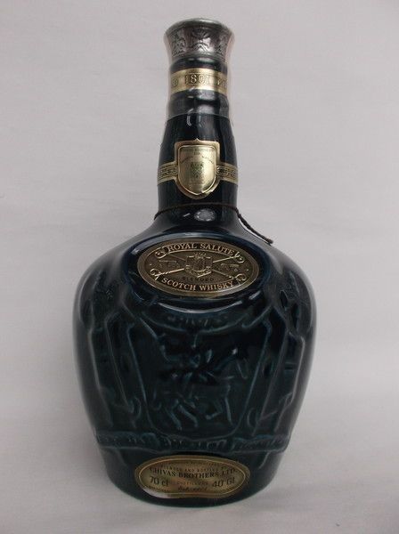 購入済み 古酒/ROYAL SALUTE ロイヤルサルート21年 青 スコッチ/4934