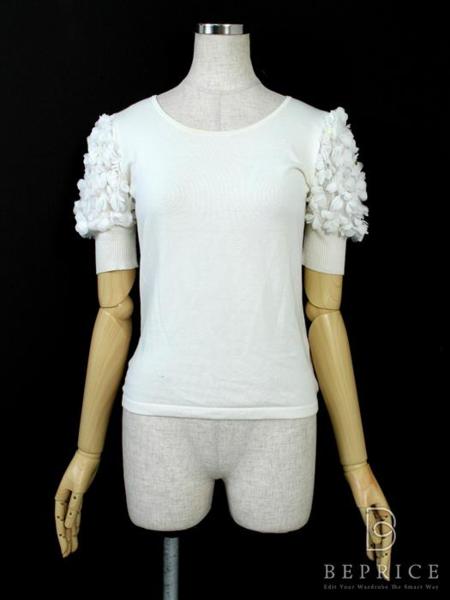 【MS GRACY/エムズグレイシー】トップス フラワーパフスリーブ38