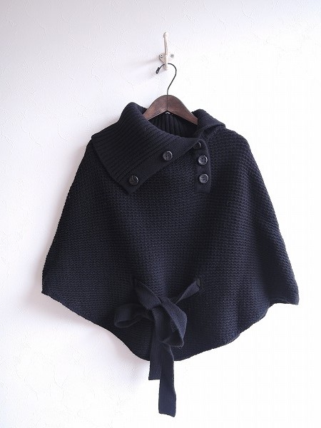 マックスマーラ MaxMara *カシミヤ混ニットポンチョ *ウール0917