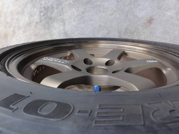 レイズ TE37 特注 激レア 15インチ 114.3 5穴 8J +27 2本 極美品