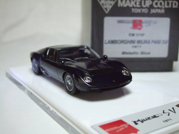 EIDOLON☆Lamborghini Miura P400SV 1971 Met’Blue ミウラ！
