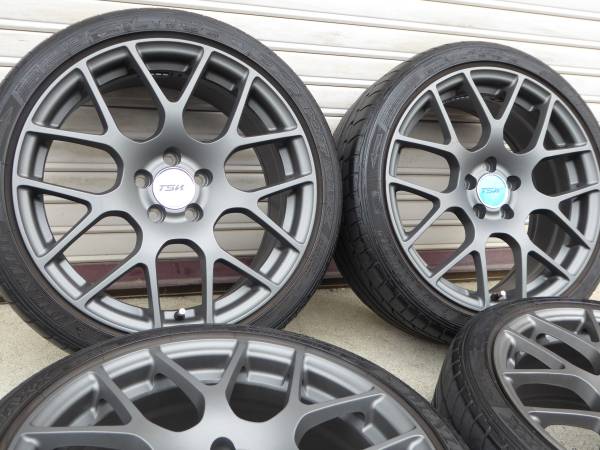 VWポロ用 美品!鍛造TSWニュルブルクリンク7.5J-17+SPMAXX215/40
