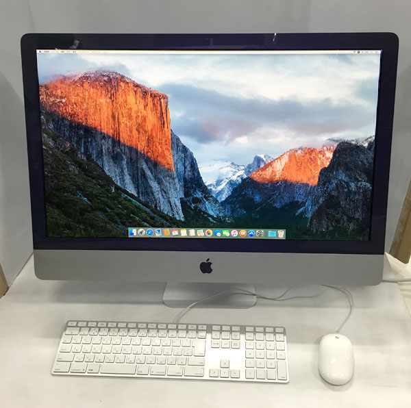 □ Apple iMac A1312 /C2D-E7600 3.06/8GB/1TB/27型/OSX10.11 Q