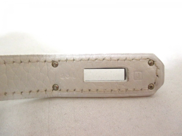 エルメス ハンドバッグ バーキン35 白 ルテニウム金具 HERMES