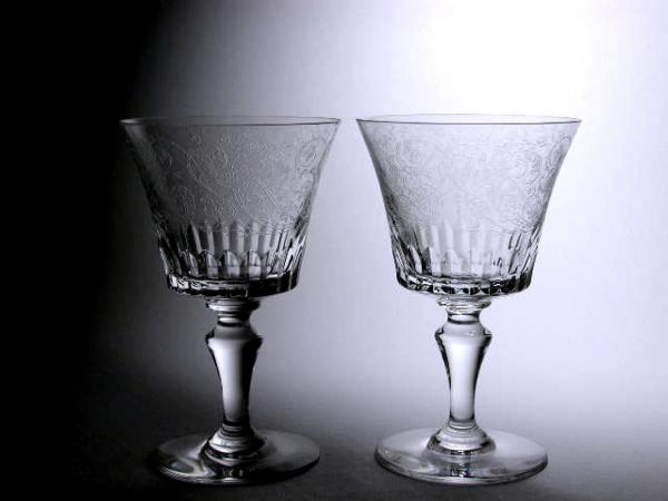 ■バカラ　　ペア・ワイングラス　　パルメ