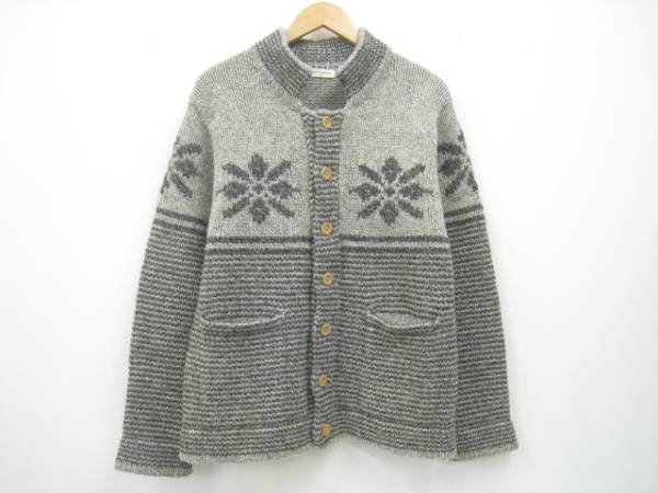 小物 m Hush Puppies ハッシュパピー ニット カウチンセーター グレー M ,お