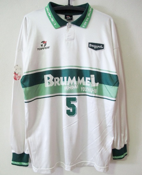 現ベガルタ仙台　ブランメル仙台U-18 AWAY長袖ユニフォーム＃5