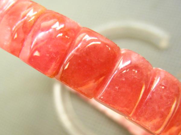 0920d882天然石☆【5Aインかローズ】☆ バングル 9x8mm インカローズの 