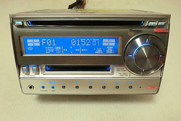 カロッツェリア FH-P530MD-S CD/MD/ラジオ フロントAUX 美品！ CD＆MD