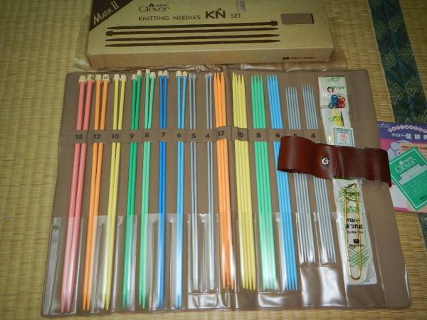 クロバー棒針ＫＮセットマーク１１(手芸店長期保存品）