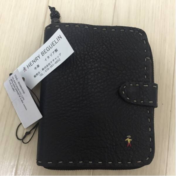 新品 HENRY BEGUELIN エンリーベグリン 財布 オミノ 二つ折り