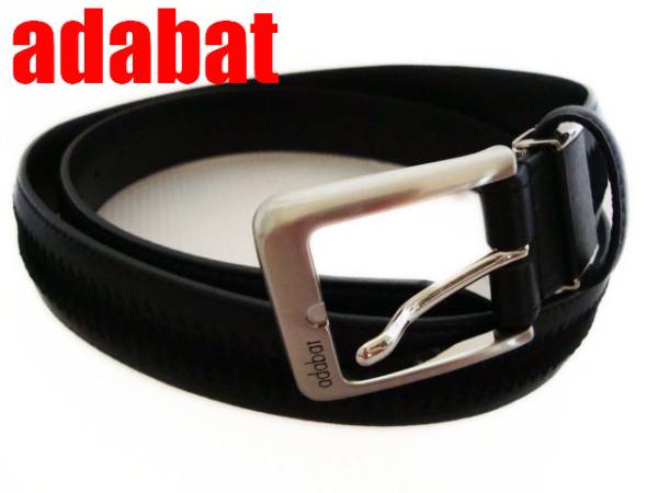 未使用品◆アダバット adabat レザーベルト 本革！