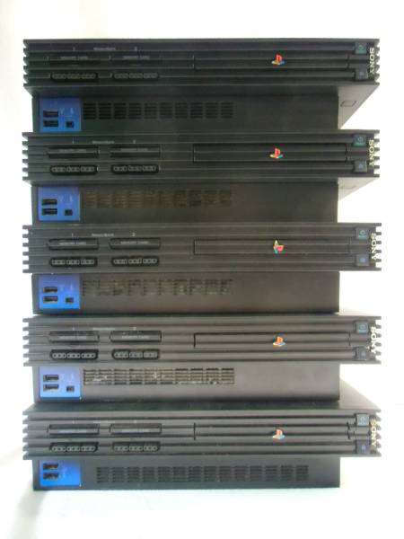 GX57 PS2 本体 ジャンク 5台 SCPH-10000/15000/18000/50000