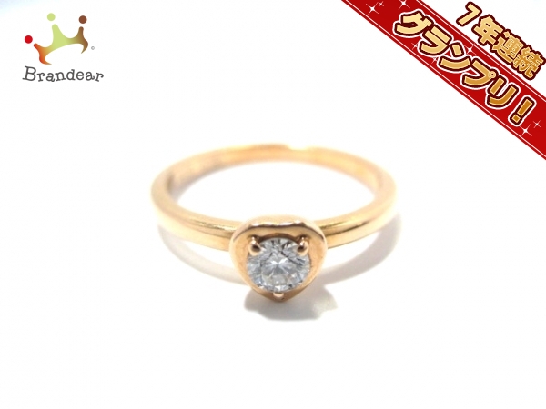 Cartier ディアマンレジェドゥカルティエリング ハート ダイヤ WG18