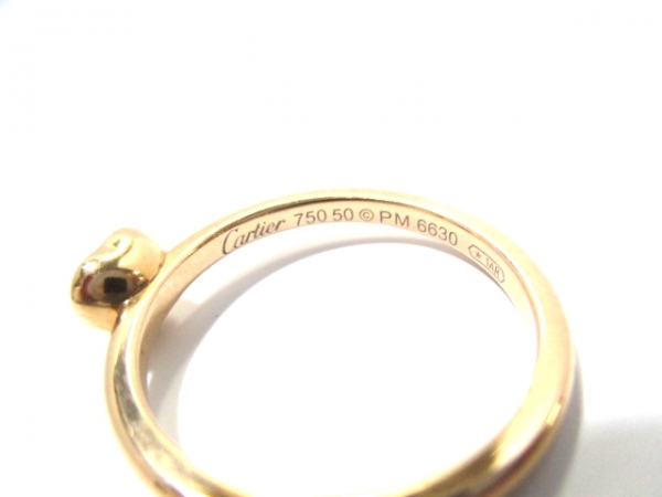 Cartier ディアマンレジェドゥカルティエリング ハート ダイヤ WG18