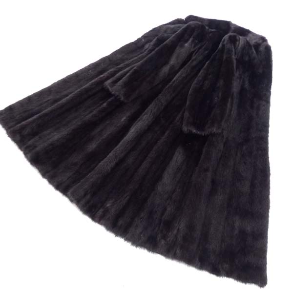 ダークミンク MINK SAGA 10L15 サイズ9号 ブラック 美品GINZA GRACE 