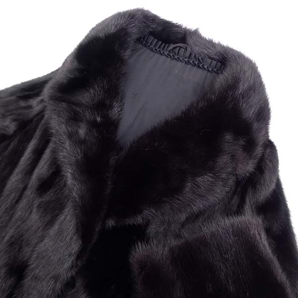 ダークミンク MINK SAGA 10L15 サイズ9号 ブラック 美品GINZA GRACE 