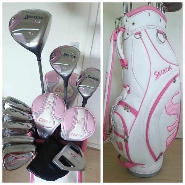 状態良好★ダンロップ スリクソンGiE-L2011年レディースセット