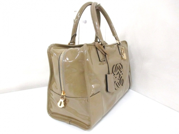 ロエベ ハンドバッグ 美品 アマソナ 311.54.001 カーキ LOEWE ロエベ ハンドバッグ 美品 アマソナ 311.54.001 カーキ LOEWE