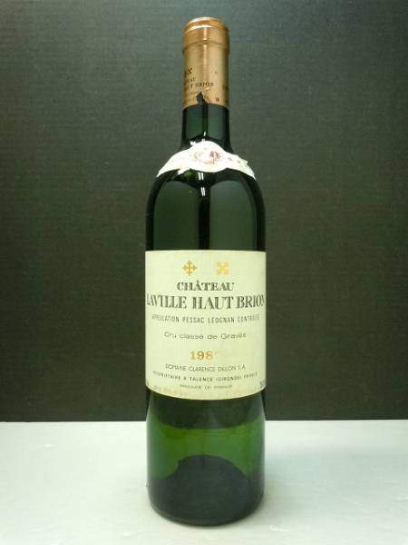 希少古酒 1987年 シャトー・ラヴィル・オー・ブリオン