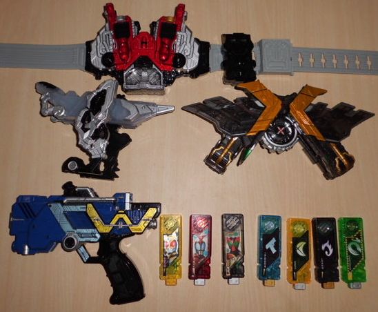 仮面ライダーW ダブルドライバーガイアメモリその他武器セット