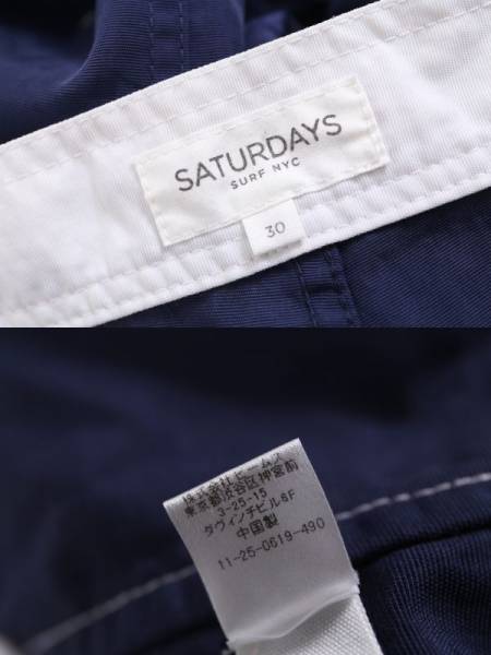 16SS サタデーズサーフ スイム ショーツ 30 ネイビー 即完売 TY 送料