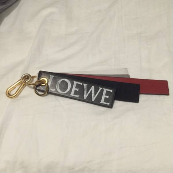 loewe レザー チャーム 16ss パズル j.w anderson 美品 fendi