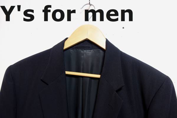 美品 ヨウジヤマモトY's for men ウールギャバジャケット 黒 M